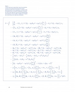 Fig. 3. Particules et interactions de la nature en équations. Variations sur un même ciel, p. 148. © La Ville brûle, 2012.